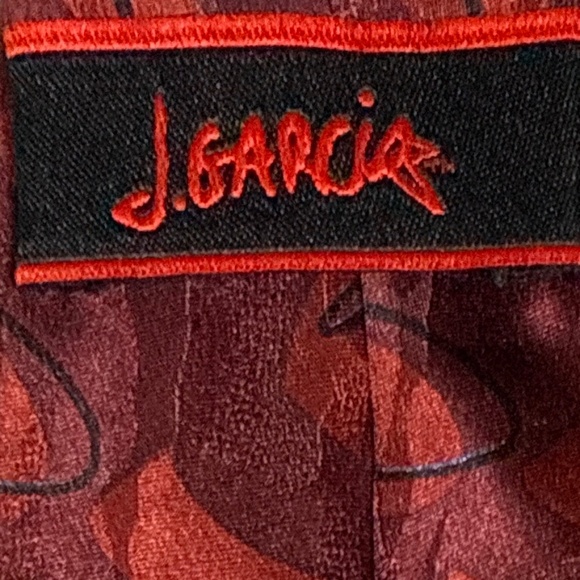 J. Garcia “Chicken and Cat” Limited Edition Silk Tie – Collection 47 – Red - Picture 3 of 4